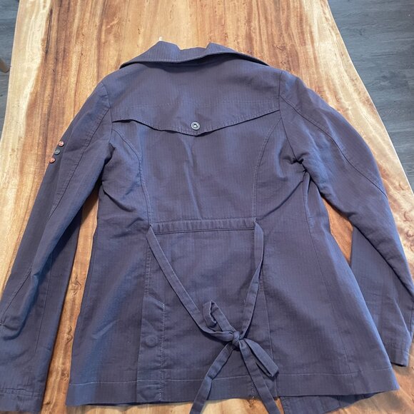 Womens 3 Three Stones Coat Utility Jacket Grey Size Small - Picture 10 of 13